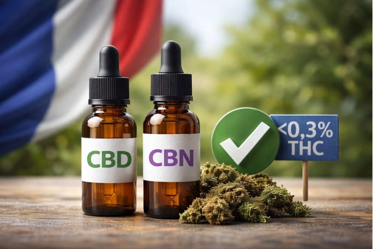 Infographie : différences CBD et CBN