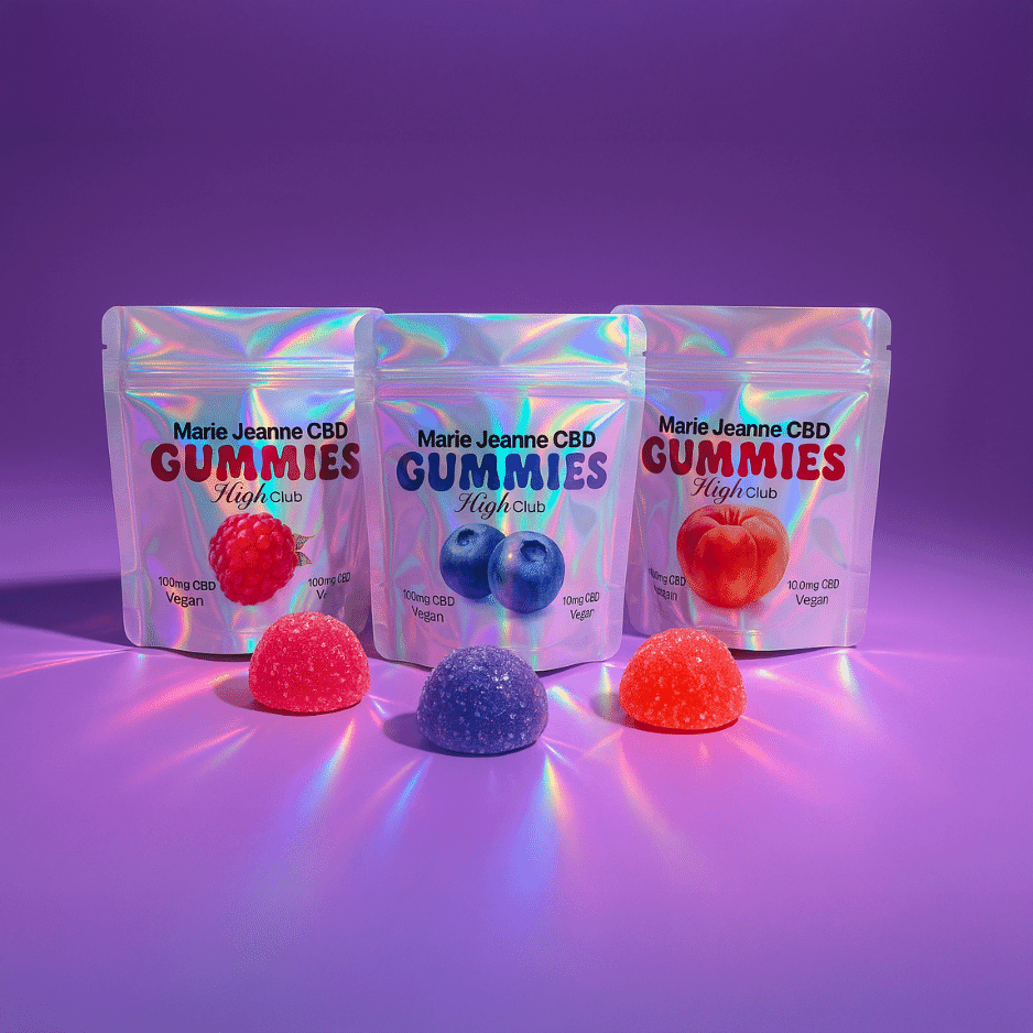 Découvrir les gummies et bonbons CBD Marie Jeanne : effet plus lent et durée plus longue