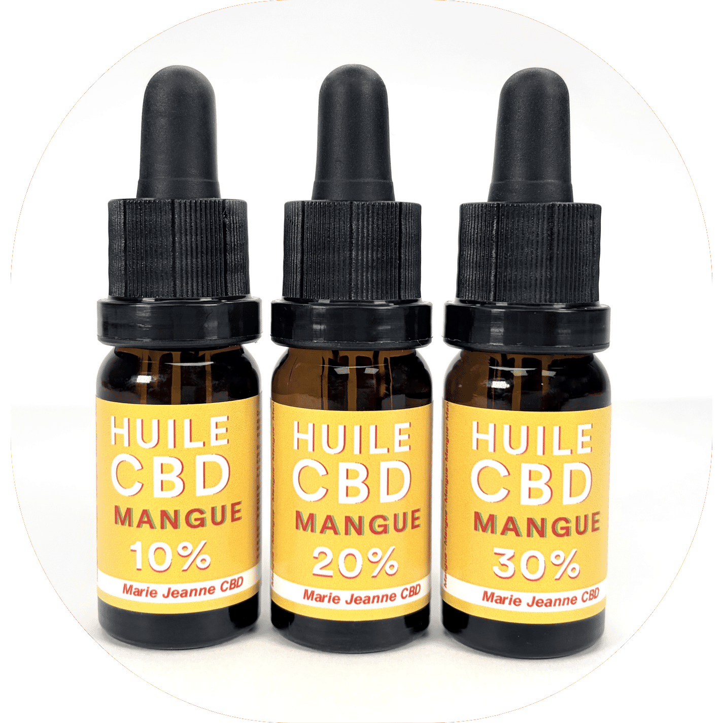 Huile CBD saveur Mangue - Marie Jeanne CBD