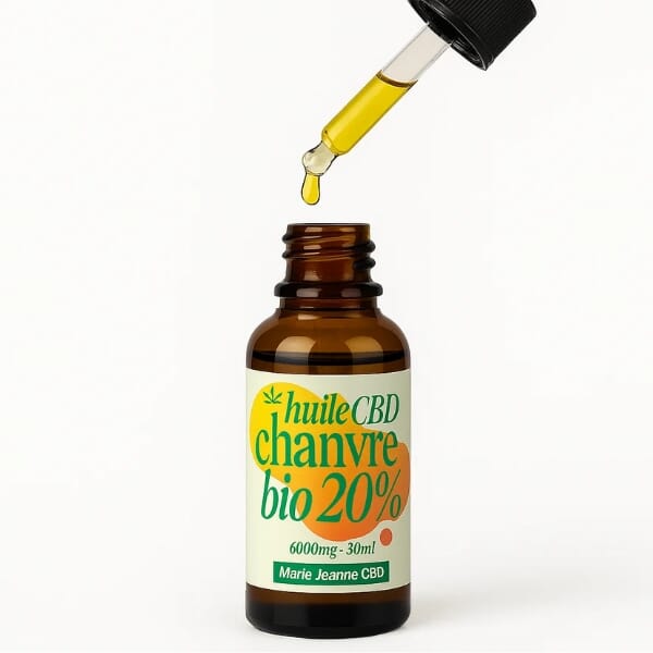 huile de chanvre bio 20% Marie Jeanne