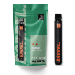 Barrel KUSH 1000mg - 600 Puffs CBD