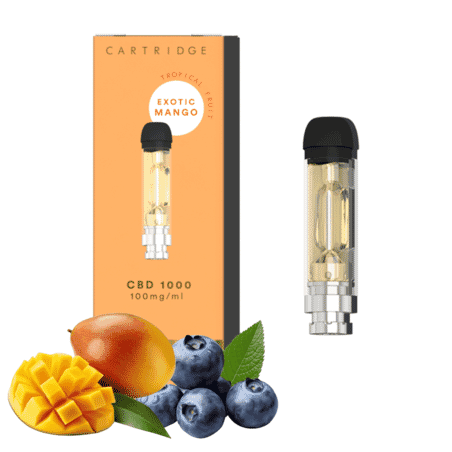 Cartridge CBD 1000 - Exotic Mango - Tropical Fruit