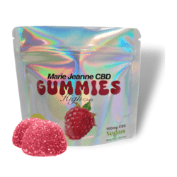 Raspberry Gummies CBD 100mg - 10 x 10mg