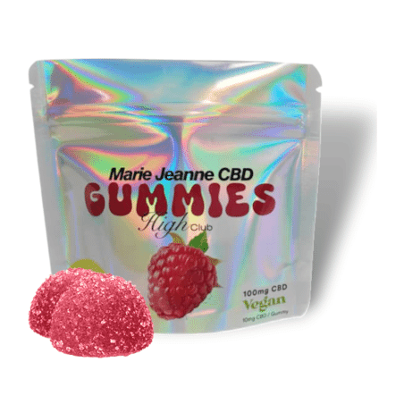 Gummies CBD 900mg Framboise - 90 x 10mg