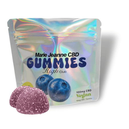 Gummies CBD 100mg Myrtille - 10 x 10mg