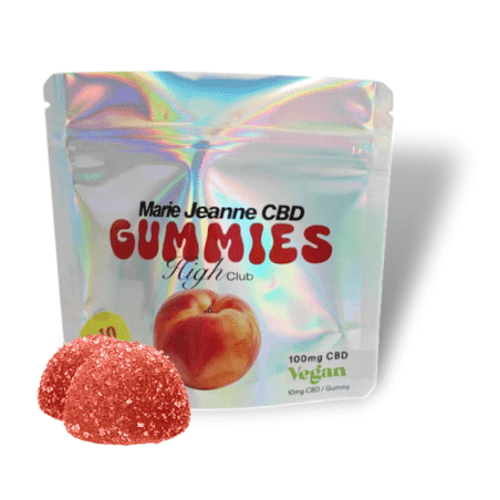 Gummies CBD 900mg Pêche - 90 x 10mg