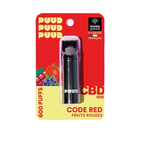Cartouche PUUD Code Red - Fruits Rouges