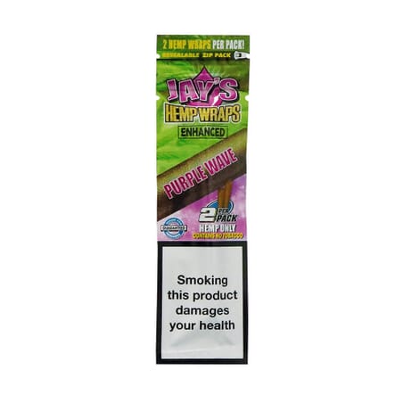 Feuilles Blunt Chanvre Purple Gelato Hemp Wraps Juicy Jay's x2