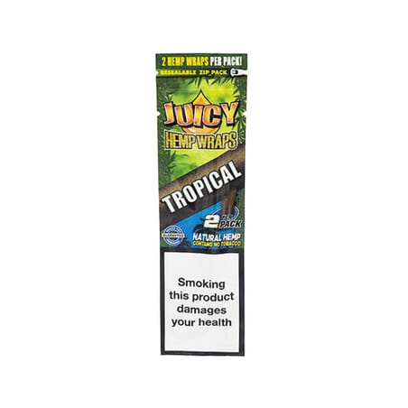 Feuilles Blunt Chanvre Tropical Hemp Wraps Juicy Jay's x2