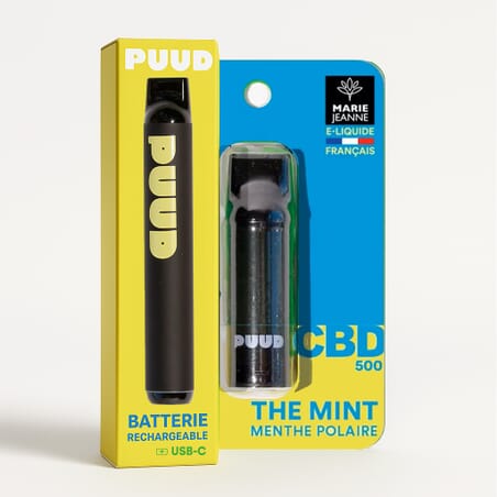 PUUD The Mint – Polar Mint – 600 Puffs Reusable CBD 500
