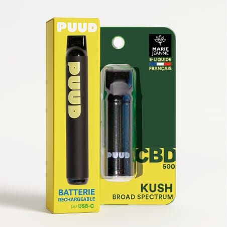 PUUD – Kush – 600 Puffs Reusable CBD 500