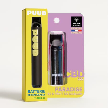 PUUD Paradise - 600 Puffs CBD 500 réutilisable