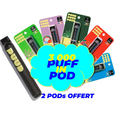 5 CBD Cartridges Pack – 3000 Puffs Rechargeable