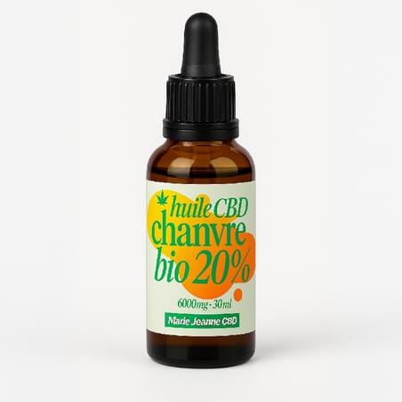 Huile de CBD Bio 6000mg - 30ml