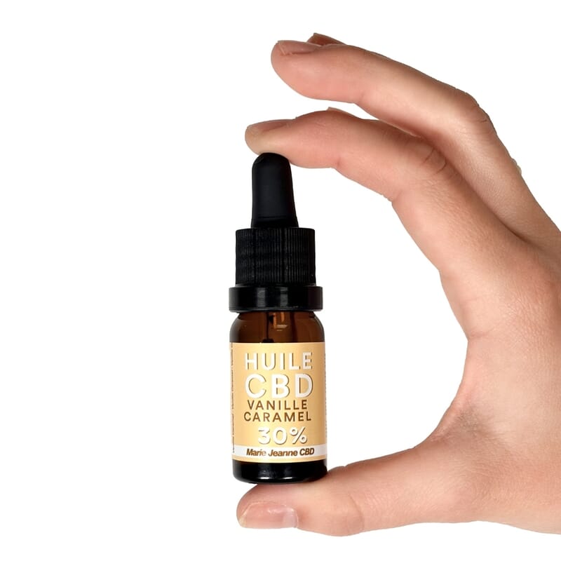 Huile CBD Vanille-Caramel 0% THC 10%, 20%, 30% | Marie Jeanne Huile CBD Vanille-Caramel 0% THC 10%, 20%, 30% | Marie Jeanne