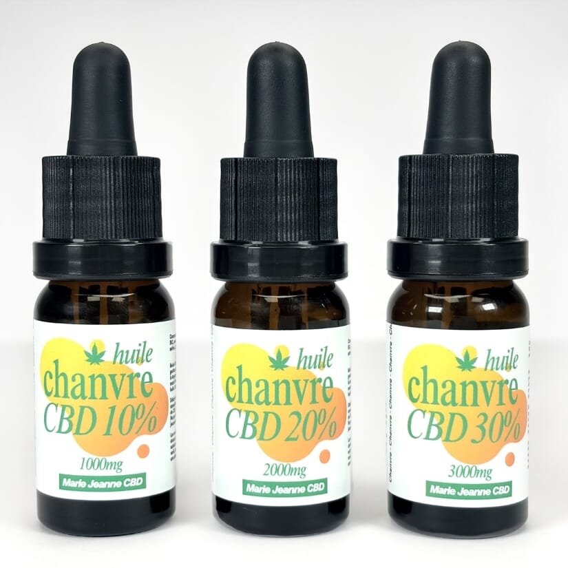 Organic Hemp CBD oil | 10%, 20%, 30% | Marie Jeanne CBD