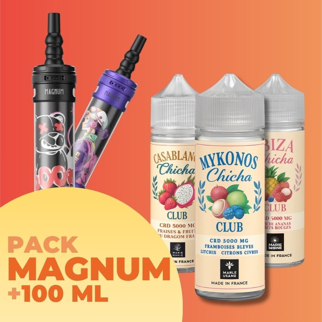 MYKONOS CBD E-liquid 100 ml – Blue Raspberry, Lychee & Lemon
